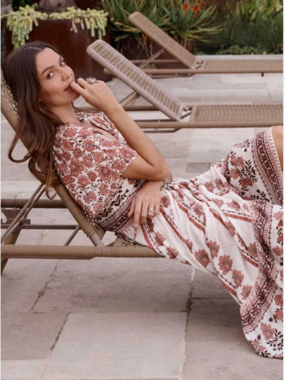 SPELL Petalwood maxi dress